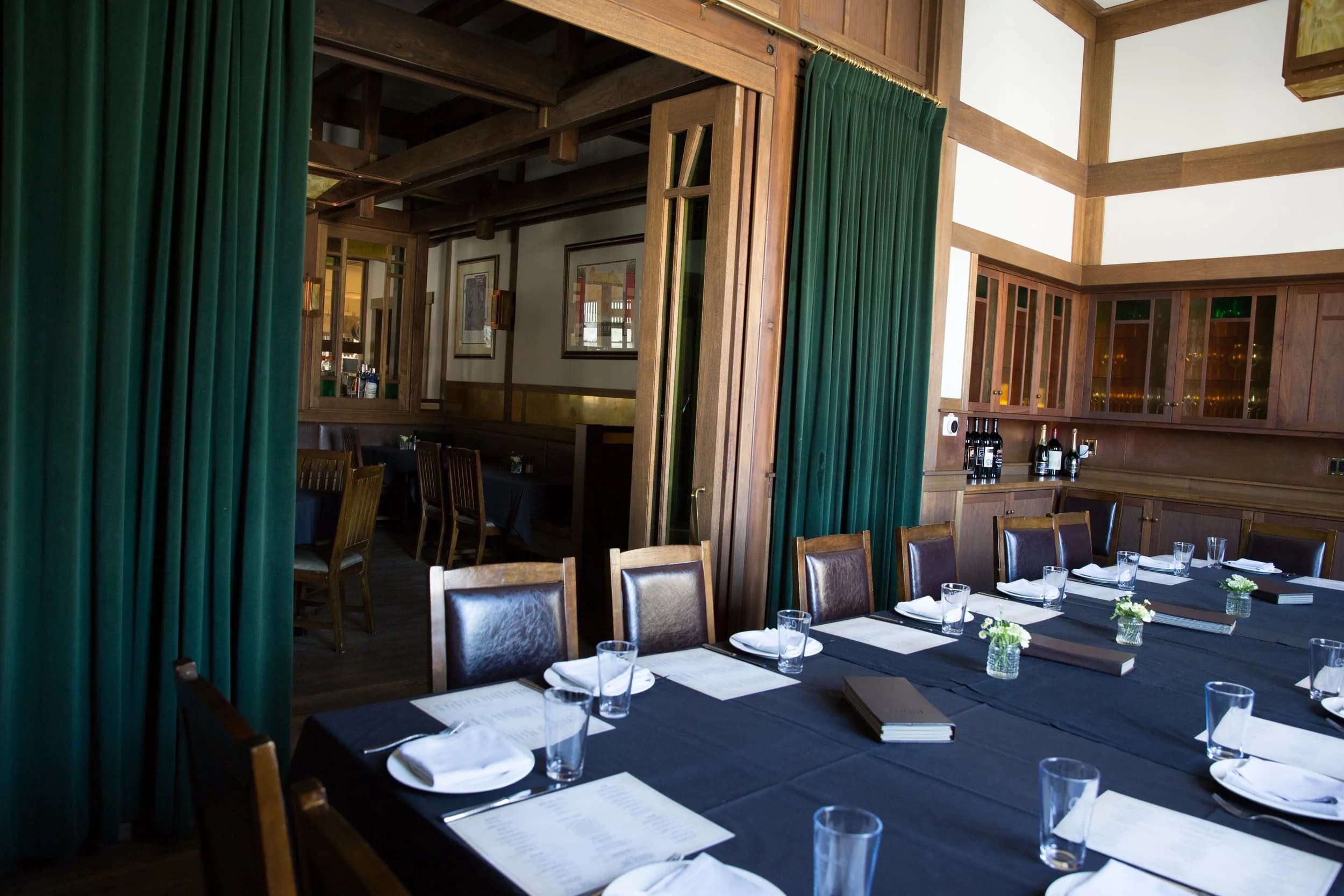 Private dining room at Citrone