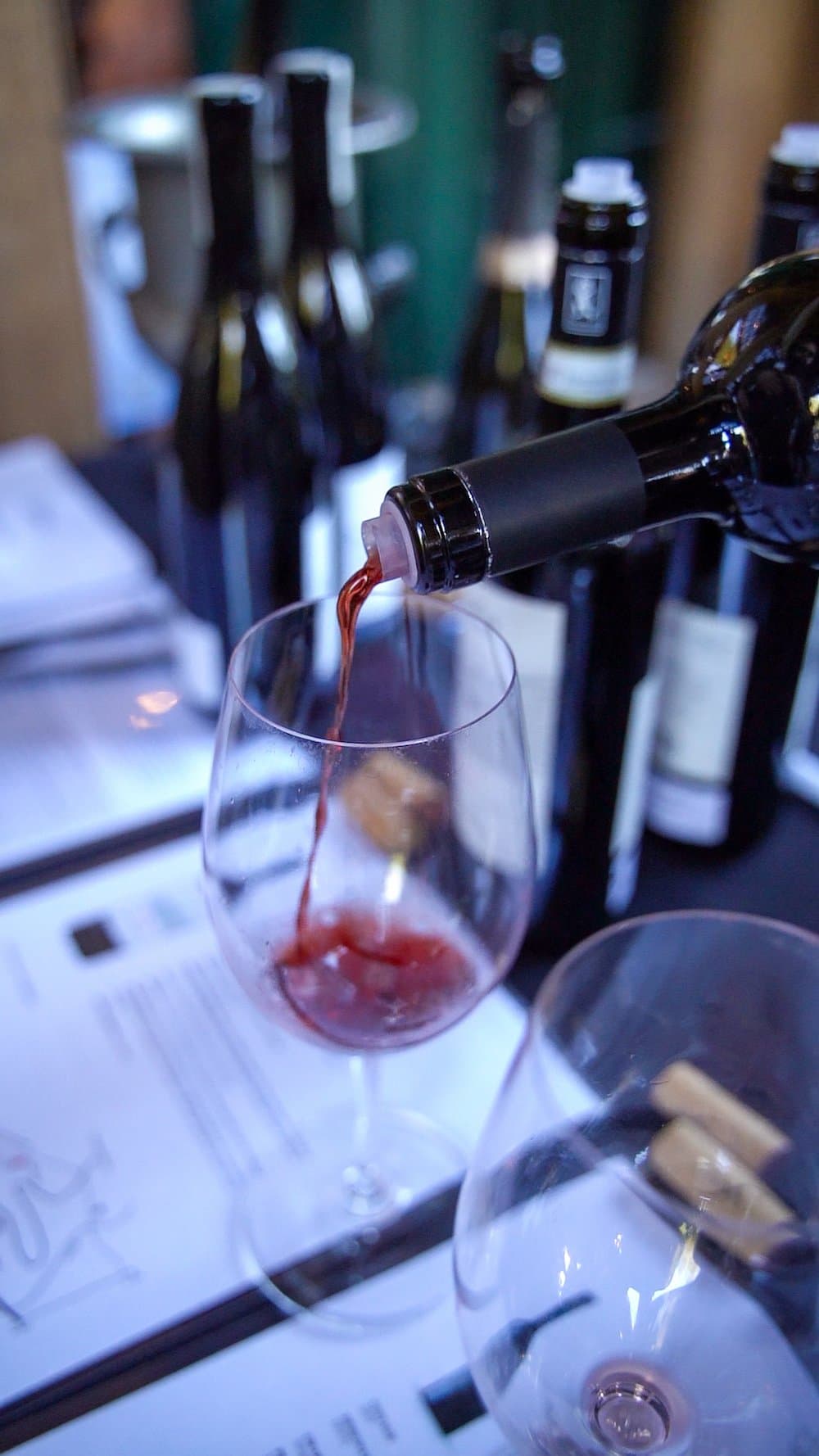 Wine pour from the Citrone cellar